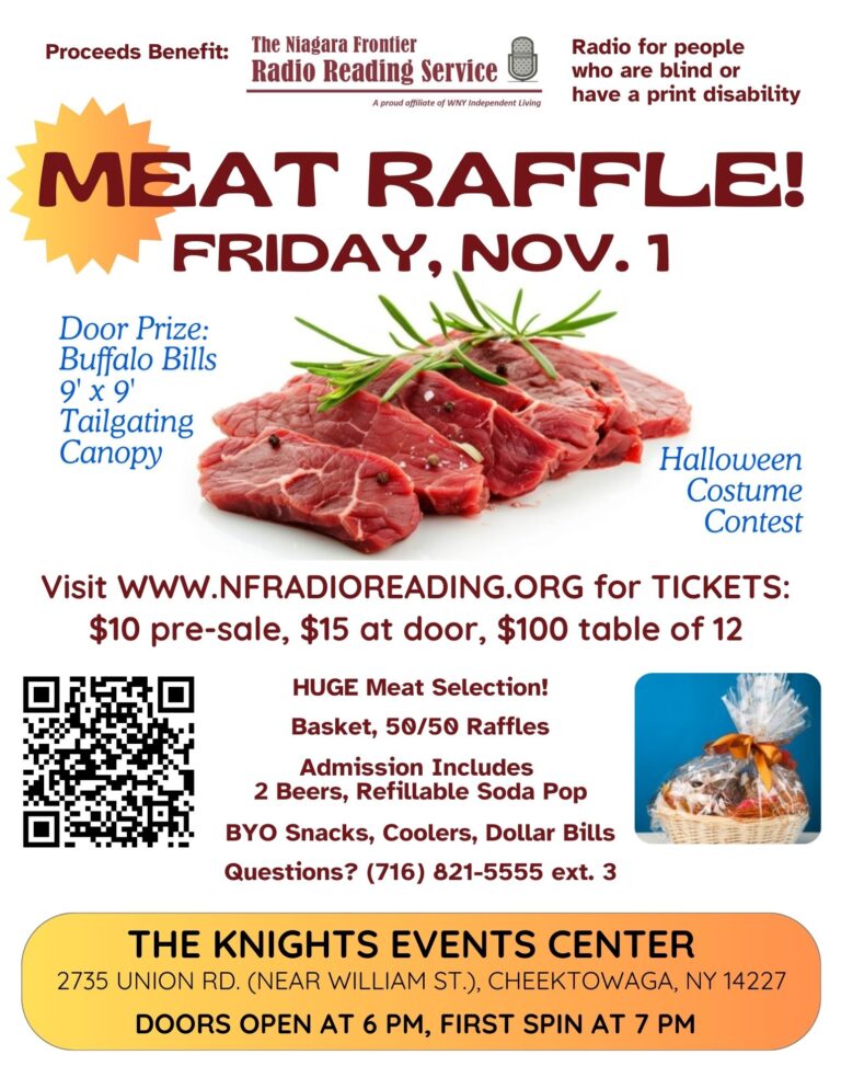 Meat Raffle Flyer