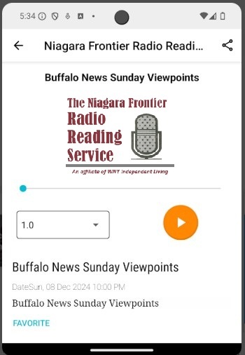 NFRRS App Screenshot