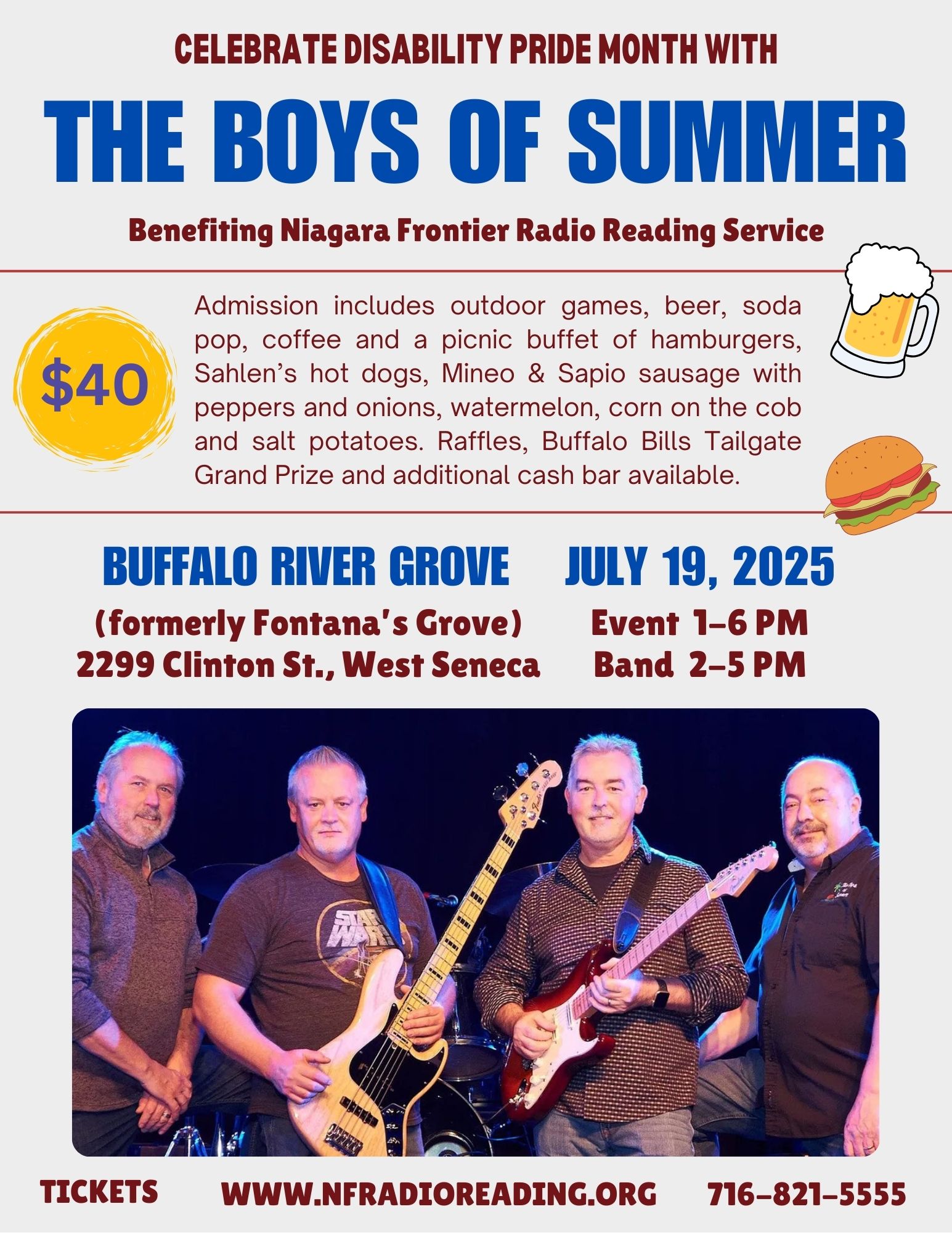 Celebrate Disability Pride Month with The Boys of Summer July 19