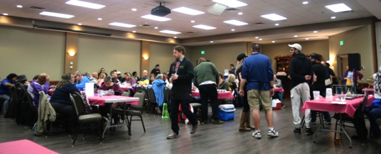 Crowd view of the event